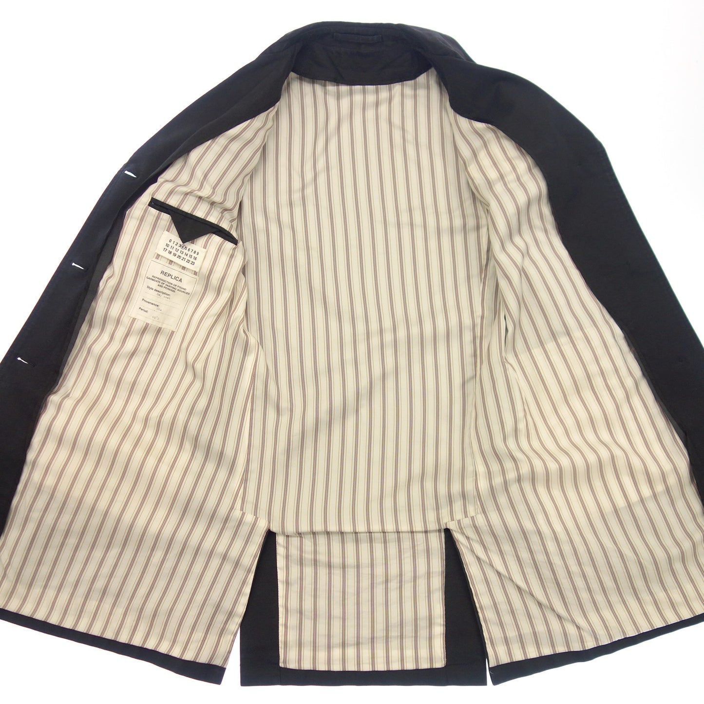 【Maison Martin Margiela】メゾンマルタンマルジェラ コットンオーバーコート ここのえタグ ブラック レディース サイズ 38 Day coat