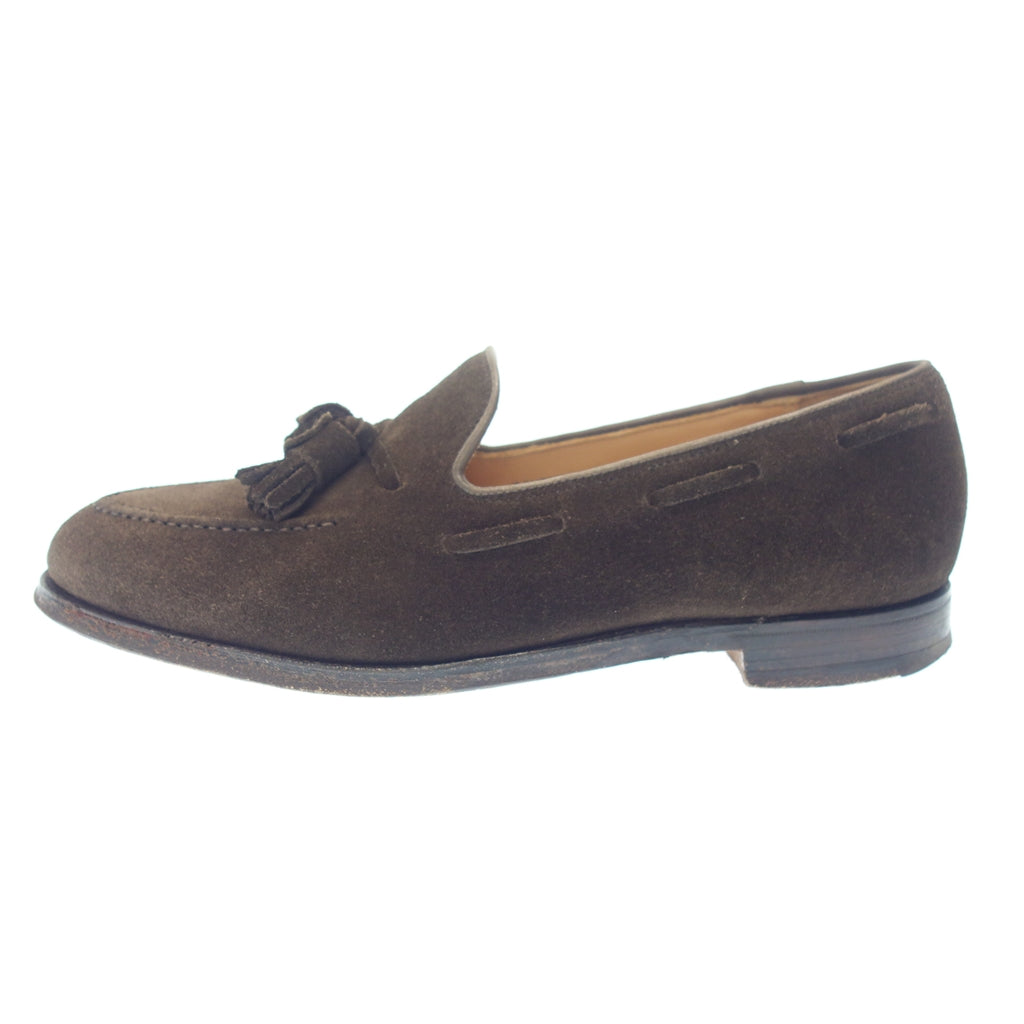 【CROCKETT&JONES】クロケット&ジョーンズ タッセルローファー スエード CAVENDISH3 サイズ UK6E 375ラスト