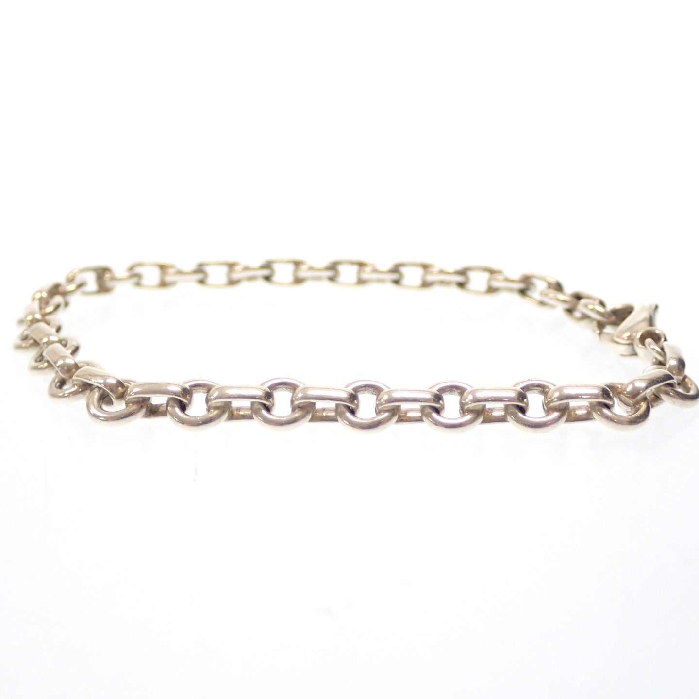 【Tiffany&Co.】ティファニー シルバー チェーンブレスレット SV925