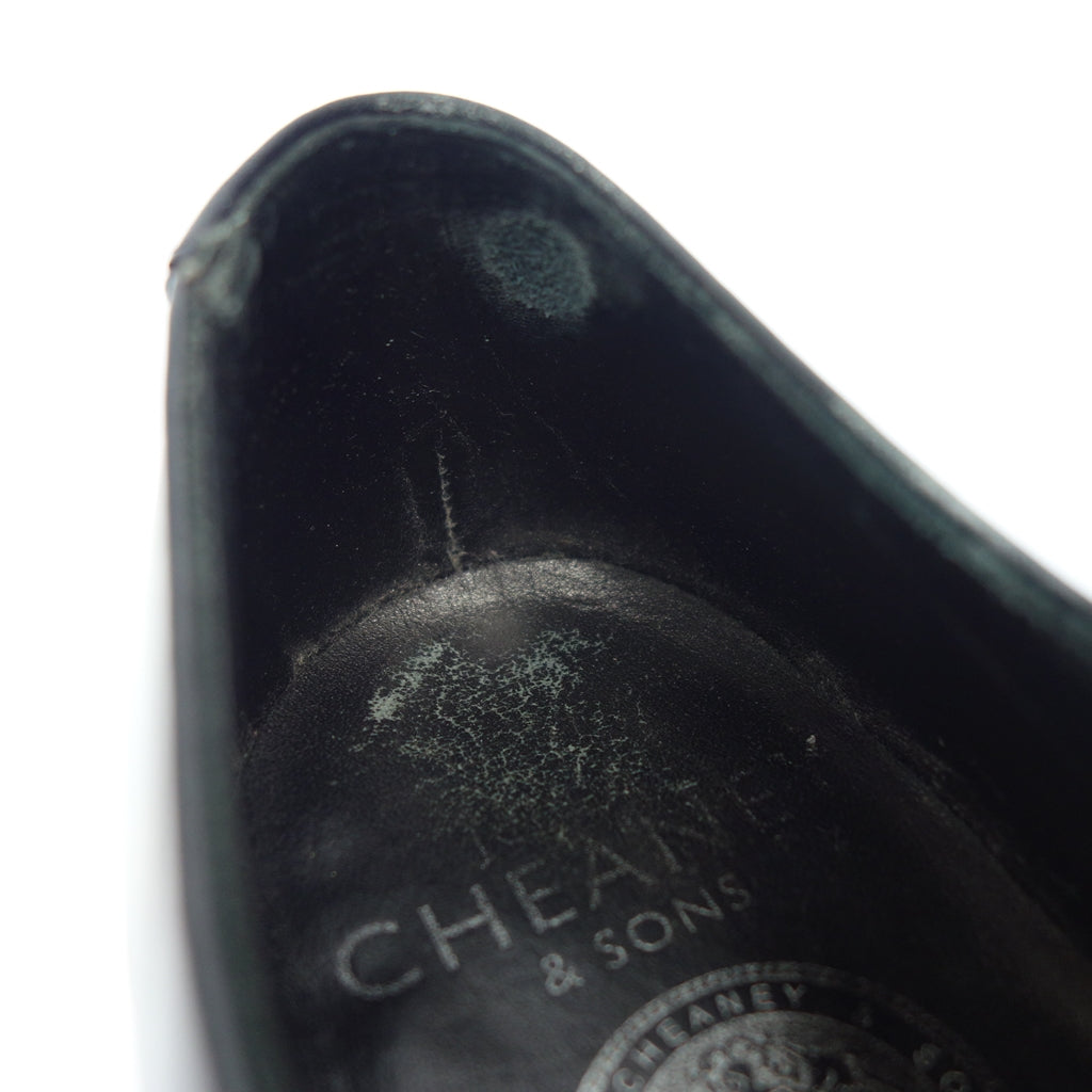 【JOSEPH CHEANEY】ジョセフチーニー ASTWELL パンチドキャップトゥ カーフ ブラック サイズ UK6 ラスト