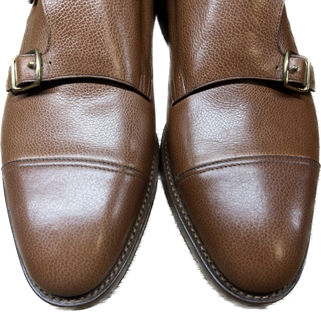 【JOHN LOBB】ジョンロブ ウィリアム ダブルモンク シボレザー ブラウン サイズ UK9E 9795ラスト