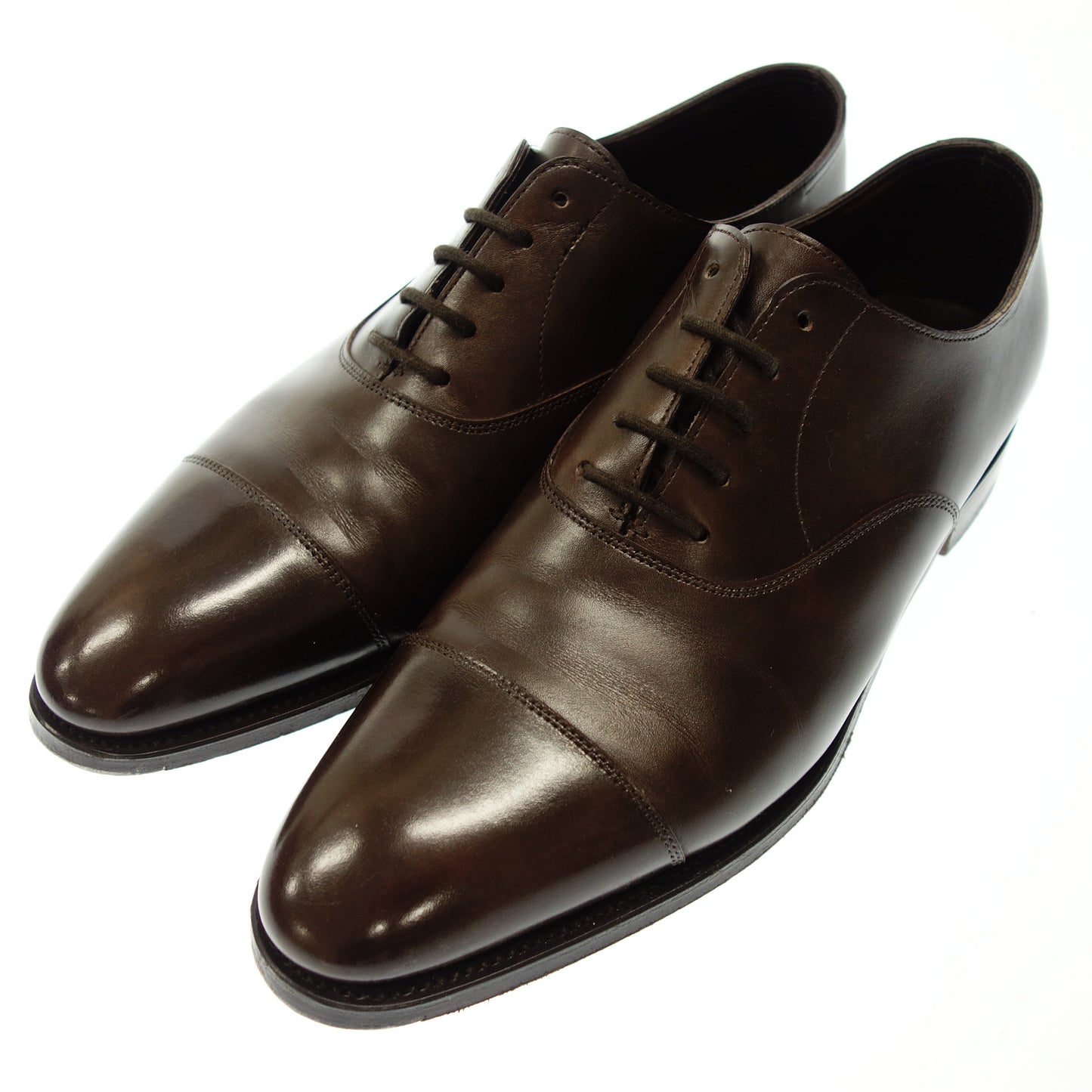 【JOHN LOBB】ジョンロブ CITYⅡ ストレートチップ ミュージアムカーフ ブラウン サイズ UK5.5EE 7000ラスト