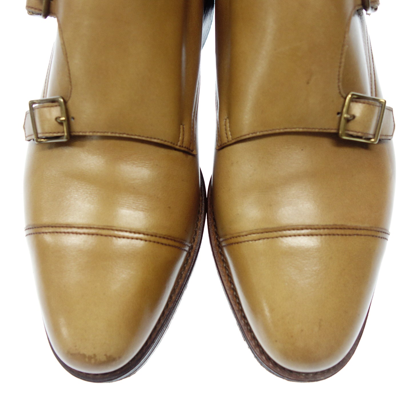 【JOHN LOBB】ジョンロブ ウィリアム ダブルモンクストラップ ライトブラウン サイズ UK7.5E 9795ラスト WILLIAM