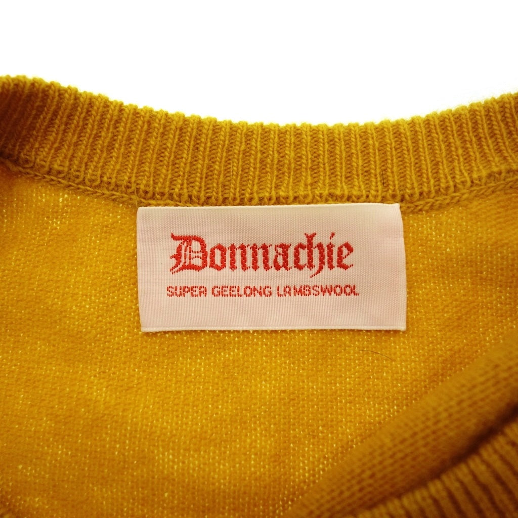【DRUMOHR】ドルモア クルーネックニット DONNACHIE マスタード サイズ44