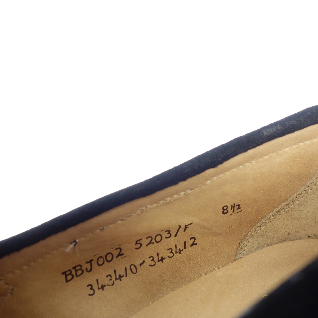 【BROOKS BROTHERS】ブルックスブラザーズ チーニー製 コインローファー スエード ブラック サイズ UK8.5F ラスト