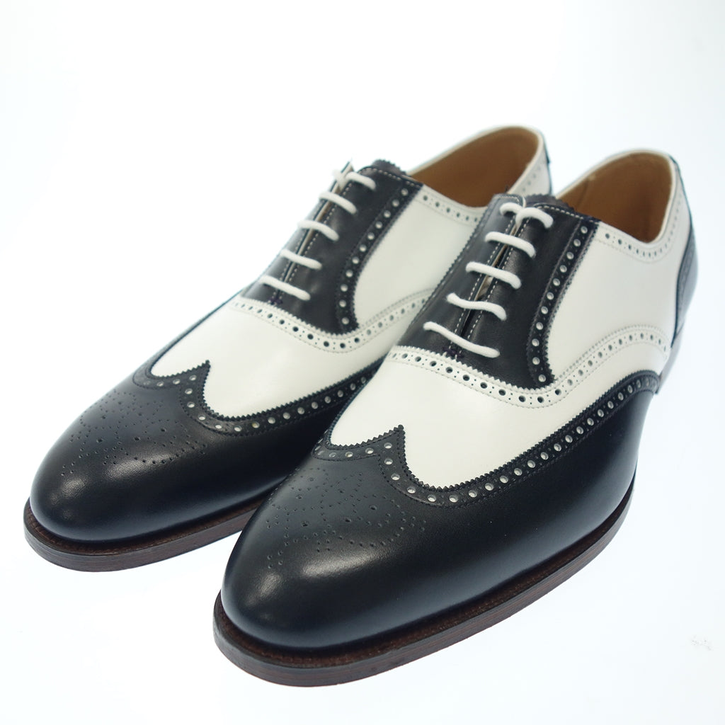 【CROCKETT&JONES】クロケット&ジョーンズ GUILDFORD2 フルブローグ コンビシューズ ネイビー×ホワイト サイズ UK8.5E 359ラスト