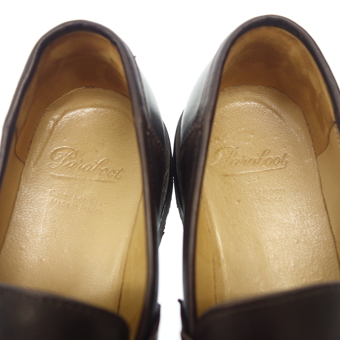【PARABOOT】パラブーツ ランス コインローファー カーフ カフェ UK6