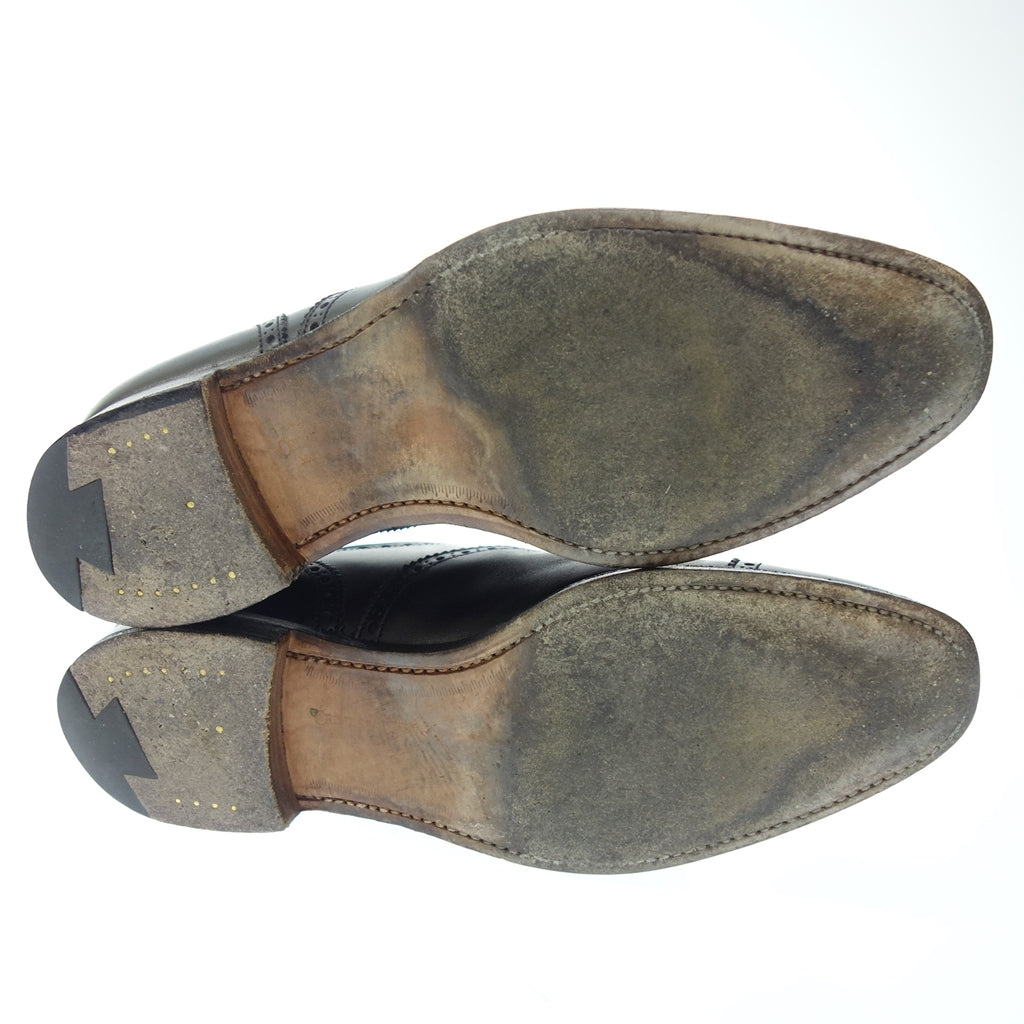 【Crockett&Jones】クロケット&ジョーンズ COVENTRY セミブローグ ブラック サイズ.UK6.5E