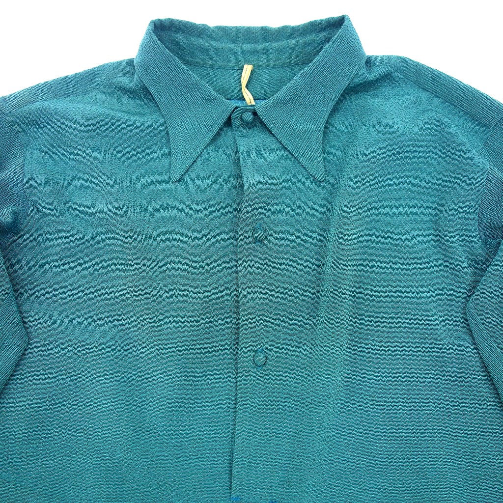【m's braque】エムズブラック 長袖シャツ ボタンデザイン メンズ ブルー系 36