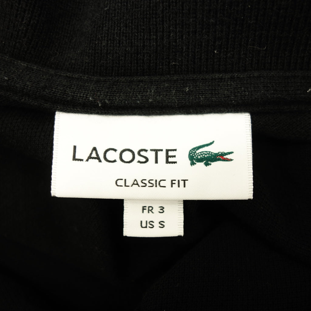 【LACOSTE】ラコステ L1312 ポロシャツ CLASSIC FIT ブラック サイズ 3