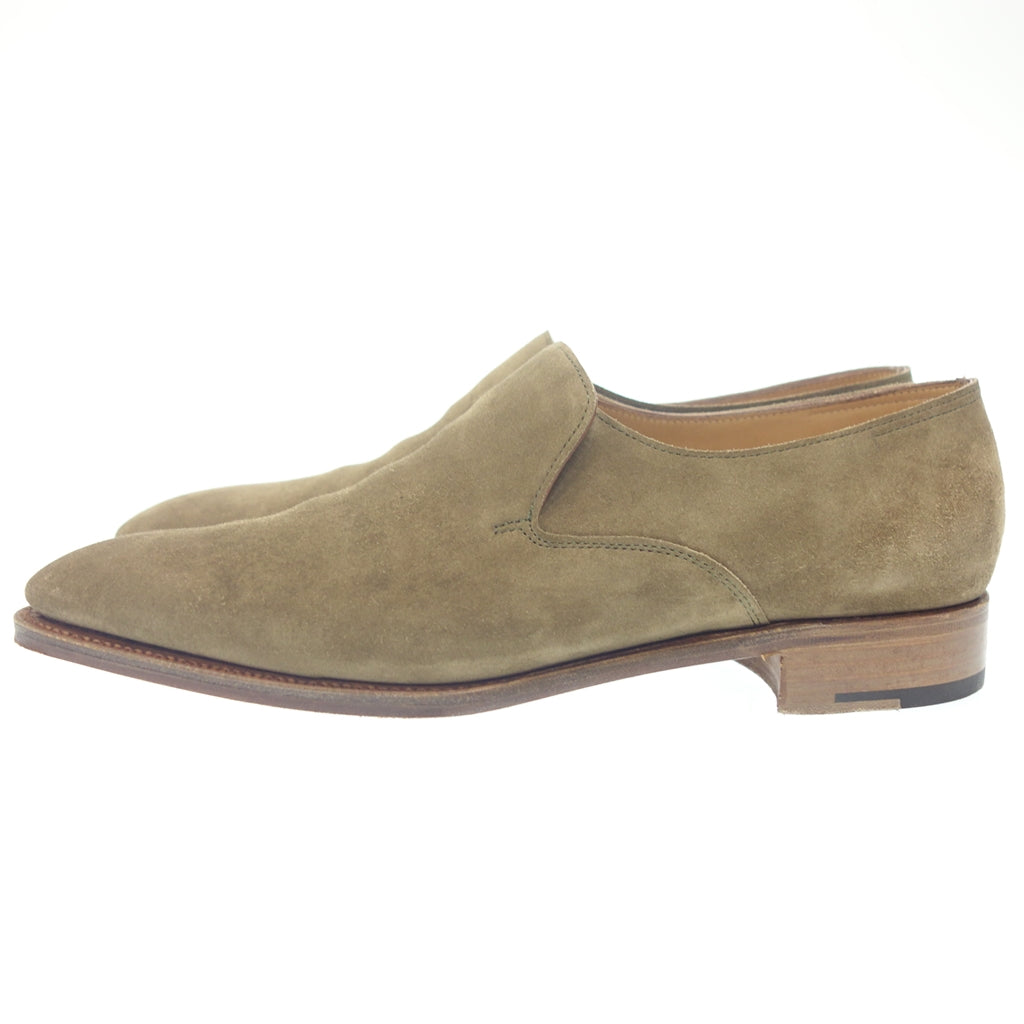 【JOHN LOBB】ジョンロブ ELM スリッポン スエード ベージュ UK8E 7000ラスト