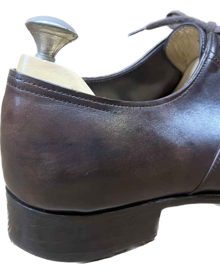 【JOHN LOBB】ジョンロブ フィリップⅡ パンチドキャップトゥ ミュージアムカーフ ブラウン サイズ UK7.5D 7000ラスト