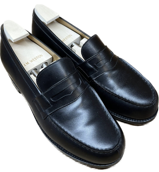 【J.M.WESTON】ジェイエムウエストン 180 シグネチャー ローファー ブラック レディース サイズ 4.5D 82ラスト