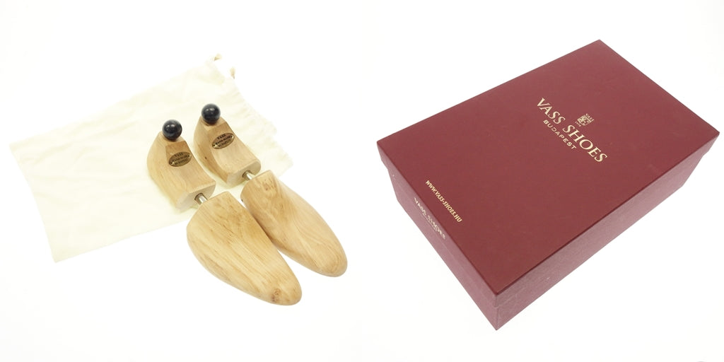 【VASS】ヴァーシュ 3アイレット カーフ プレーントゥ 41 F