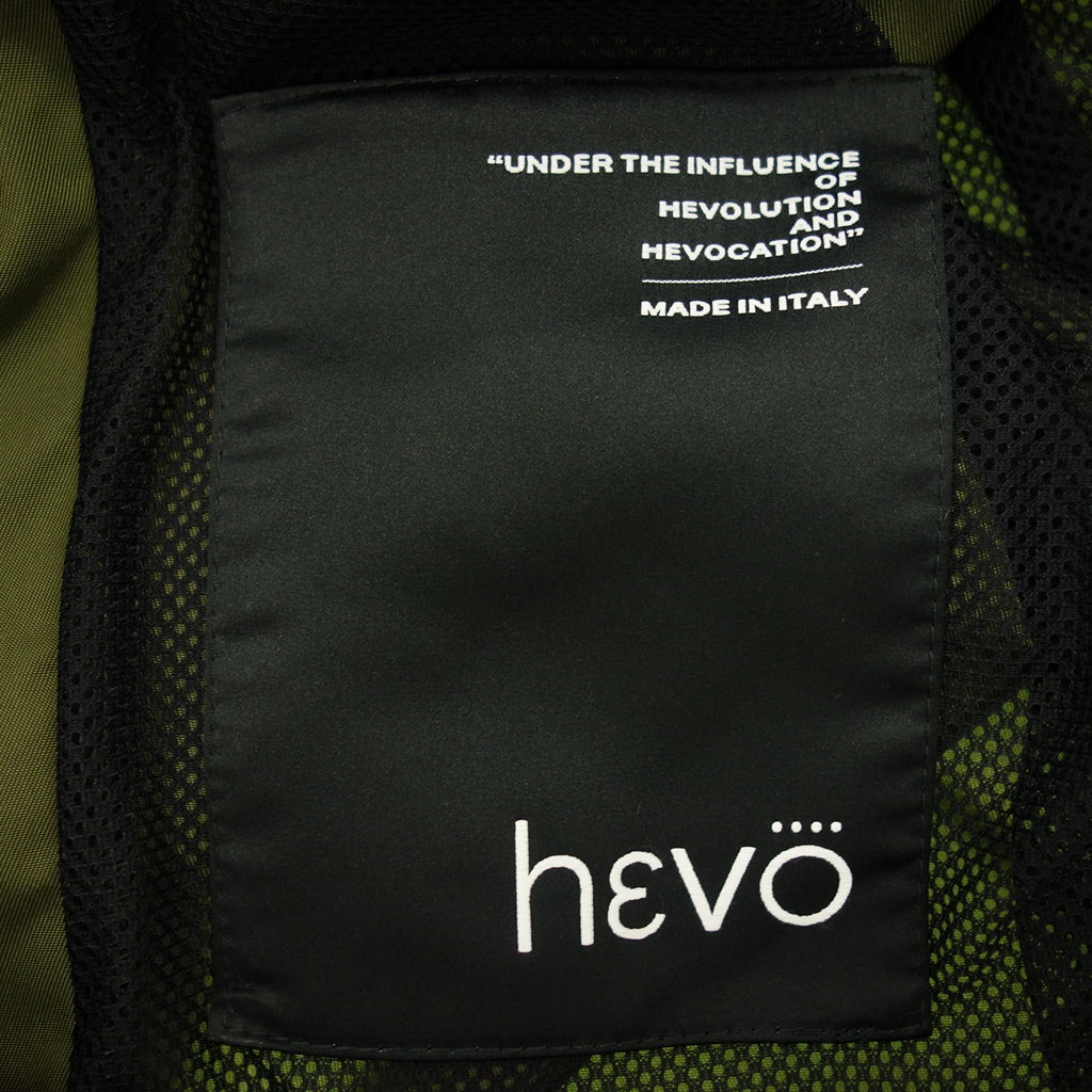 【Hevo】イーヴォ ブリンディジ ベルテッドナイロンコート オリーブ サイズ46 BRINDISI