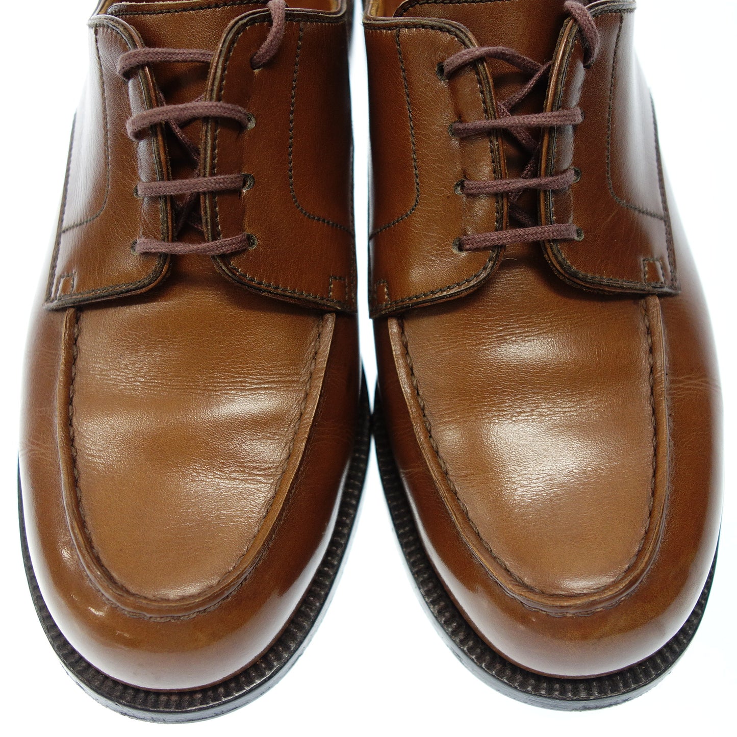 【J.M.WESTON】ジェイエムウエストン 641 ゴルフ Uチップ カーフ ブラウン サイズ 4E