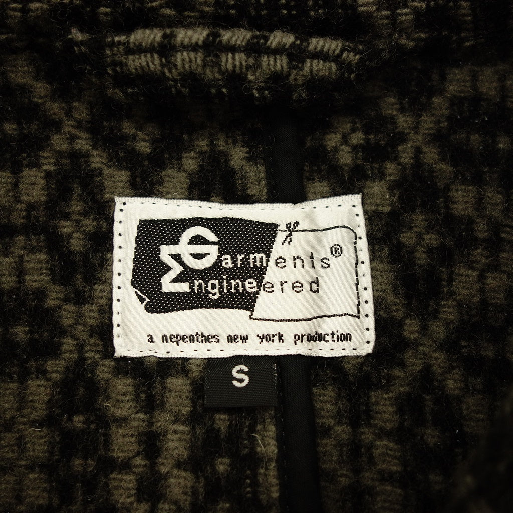 【ENGINEERED GARMENTS】エンジニアドガーメンツ ベッドフォードジャケット エンブロイダリー ブラック×オリーブ サイズS