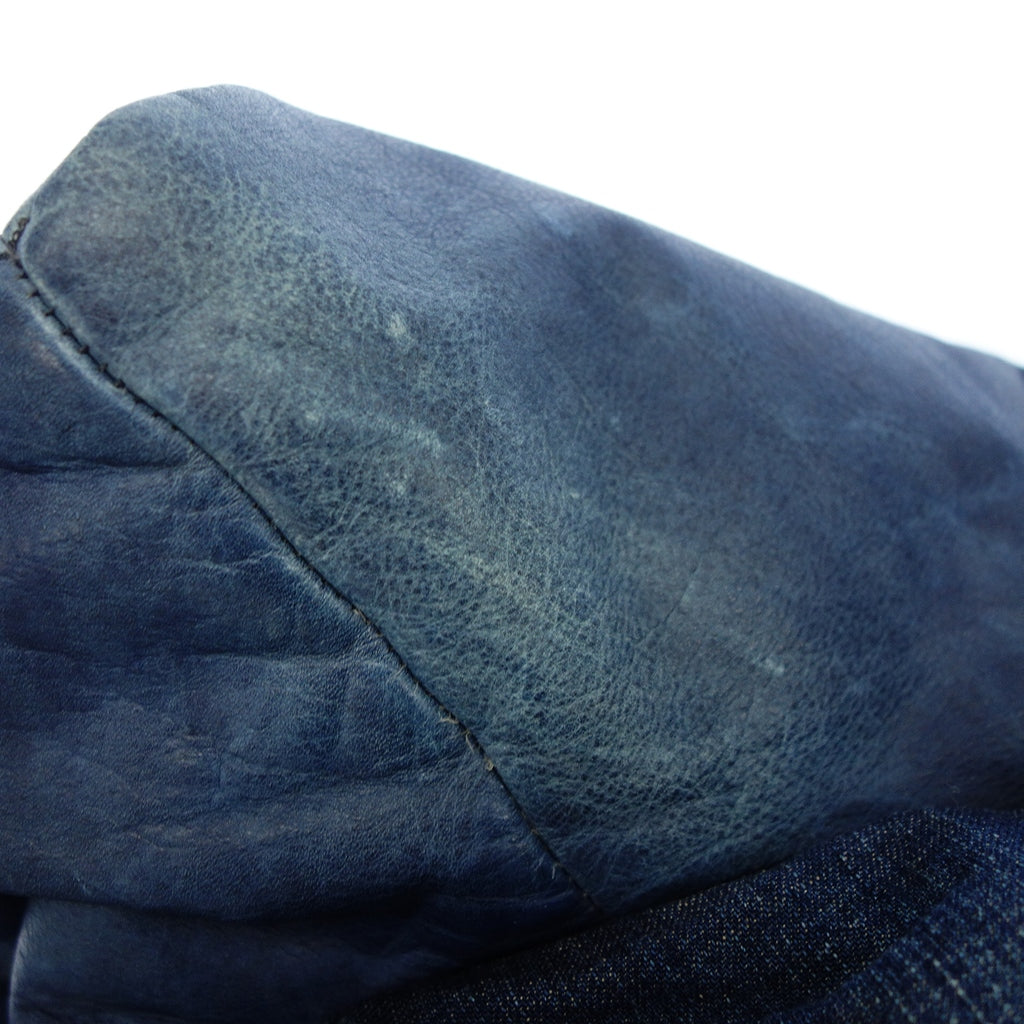 【REMI RELIEF×BEAMS PLUS】レミレリーフ×ビームスプラス 別注Denim Down Vest インディゴ サイズ L