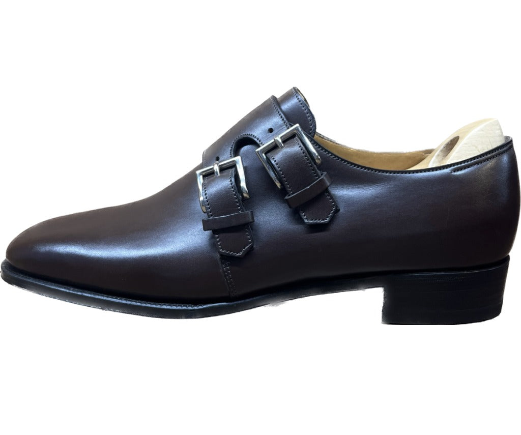 【JOHN LOBB】ジョンロブ NASEBY ダブルモンクストラップ カーフ ブラック サイズ UK6.5D 7000ラスト
