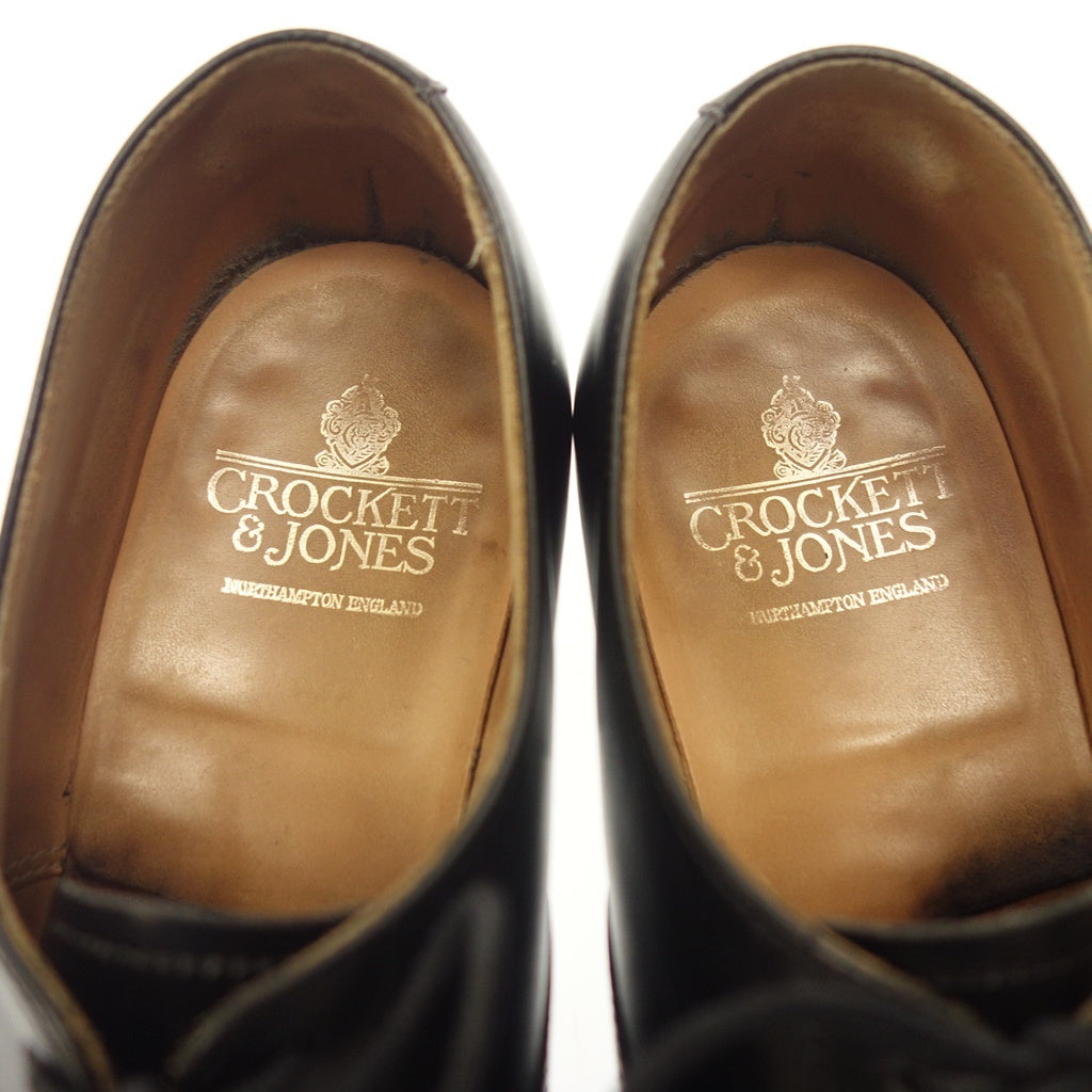 【CROCKETT&JONES】クロケット&ジョーンズ エッジウェア EDGWARE オックスフォードシューズ カーフ ブラック サイズ UK8E 348ラスト