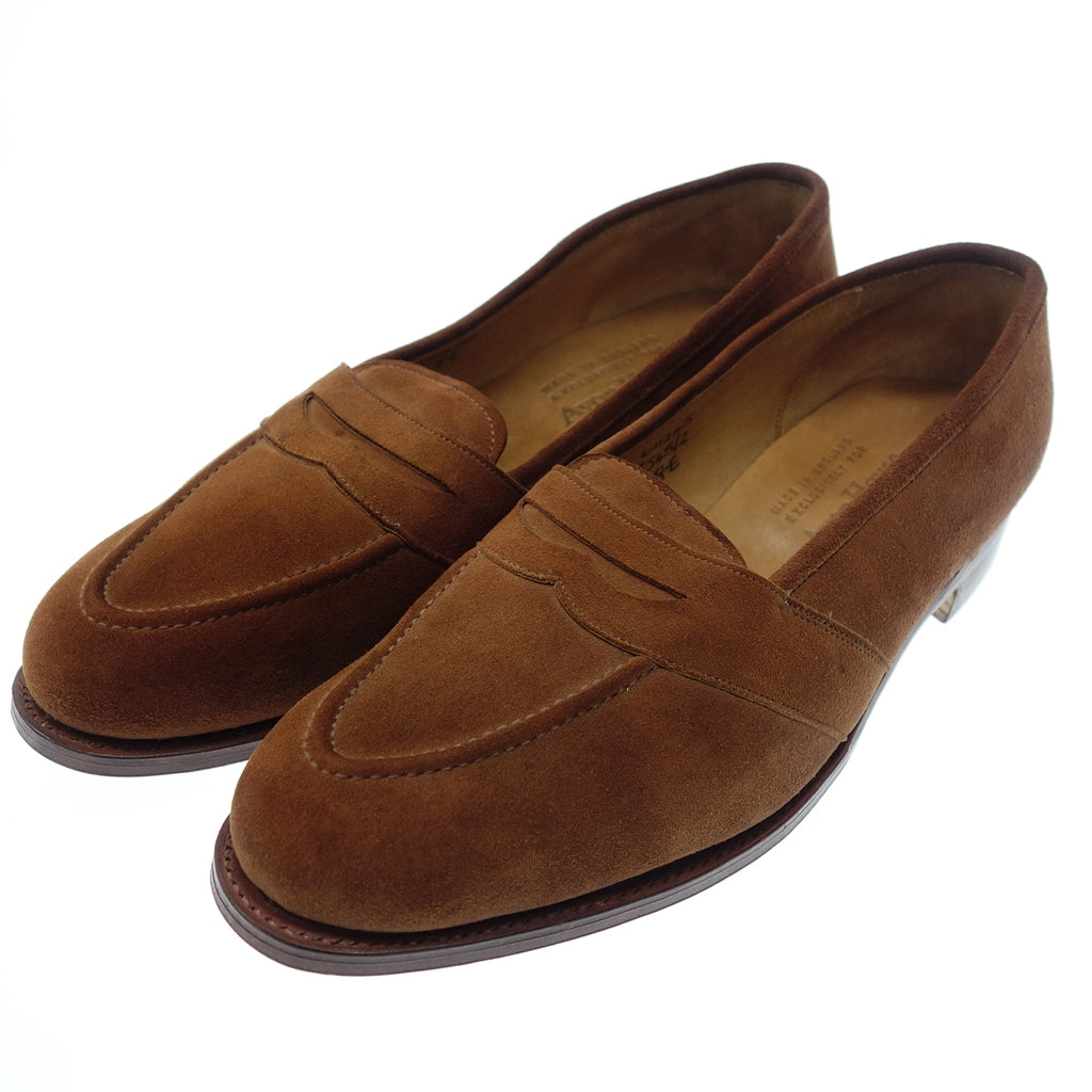 【Tricker’s】トリッカーズ Avon House別注 フルストラップローファー スエード ブラウン サイズ UK8E ラスト