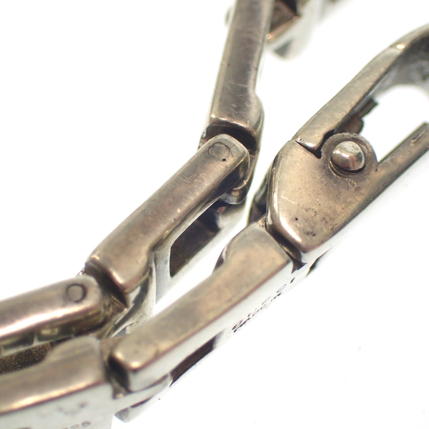 【GUCCI】グッチ シルバーブレスレット G金具 SV925