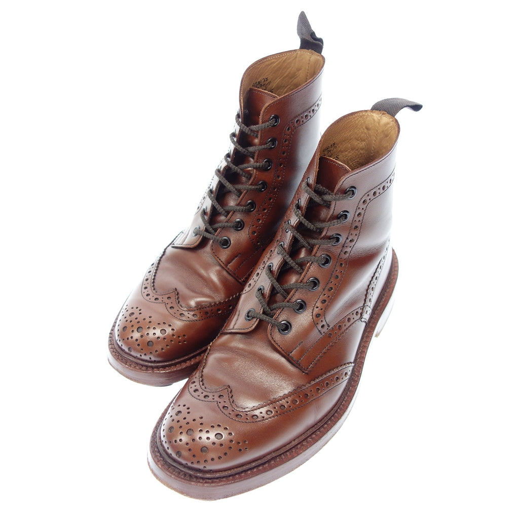 【Tricker’s】トリッカーズ STOW カントリーブーツ カーフ ブラウン サイズ UK7.5