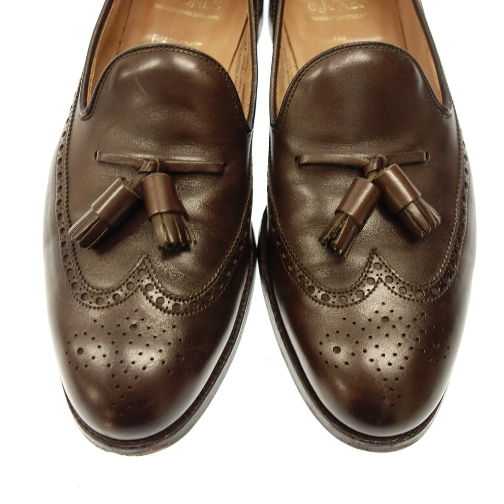 【CROCKETT&JONES× BEAMS F】クロケット&ジョーンズ ビームスF別注 チェスター タッセルローファー カーフ ブラウン UK9.5E 375ラスト CHESTER