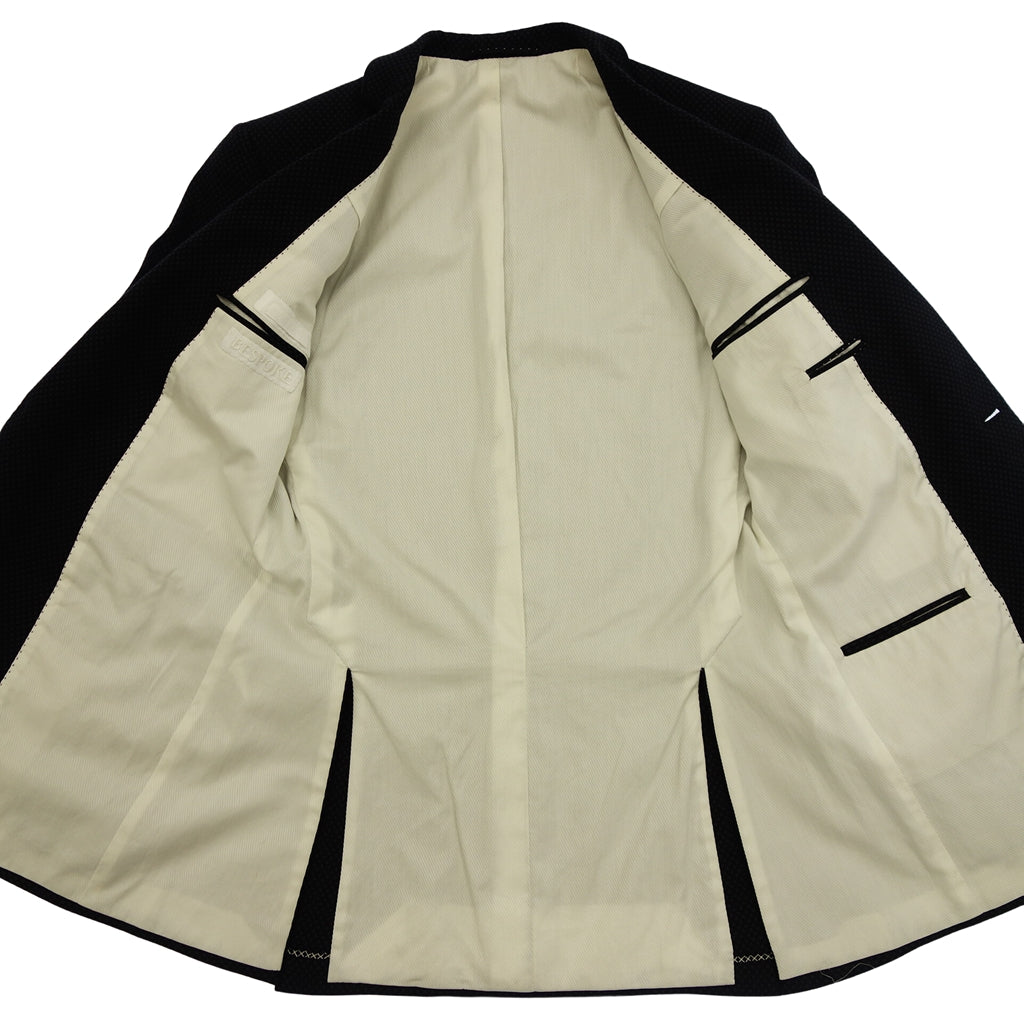 【Spencer Hart×Vermeerist BEAMS】フェルメリストビームス スペンサーハート製 BESPOKE 1Bジャケット メンズ ネイビー サイズS