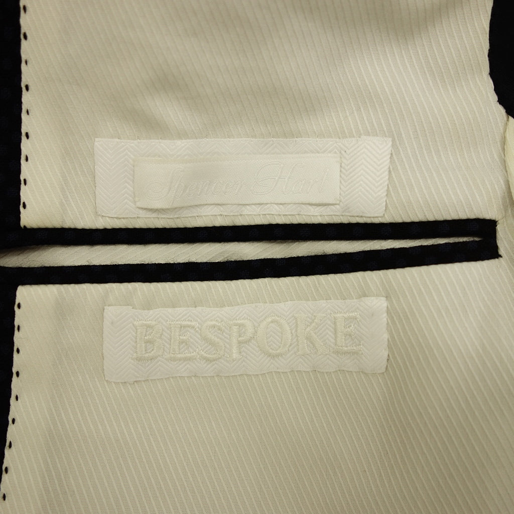 【Spencer Hart×Vermeerist BEAMS】フェルメリストビームス スペンサーハート製 BESPOKE 1Bジャケット メンズ ネイビー サイズS