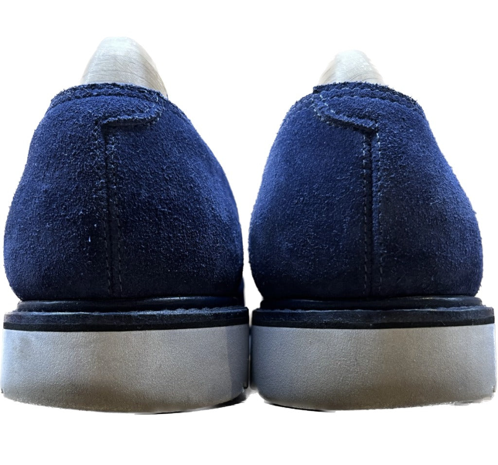 【JOHN LOBB】ジョンロブ ロペス コインローファー スエード ネイビー サイズ UK7.5E ラスト