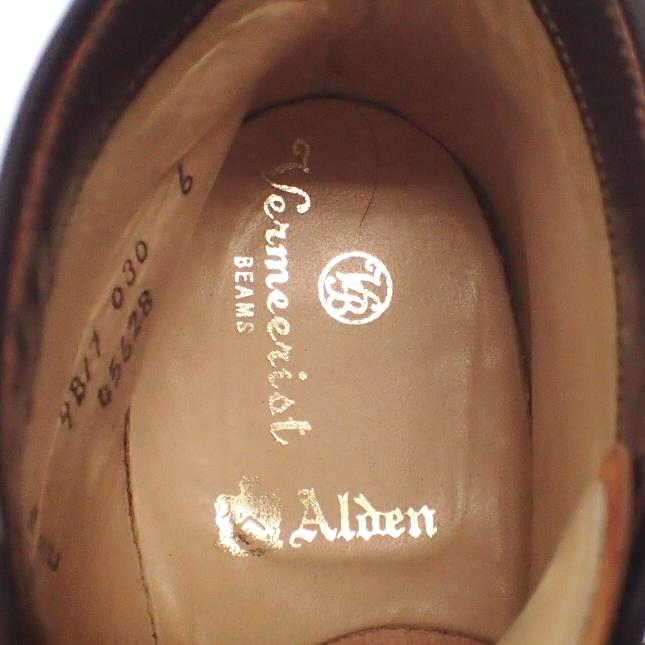 【ALDEN】オールデン Vermeerist BEAMS別注 45628 コードバン レースアップブーツ US7.5C ミリタリーラスト