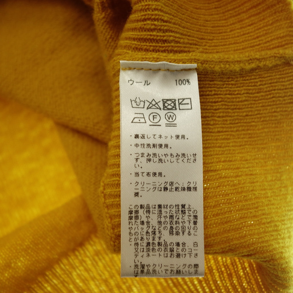 【DRUMOHR】ドルモア クルーネックニット DONNACHIE マスタード サイズ44