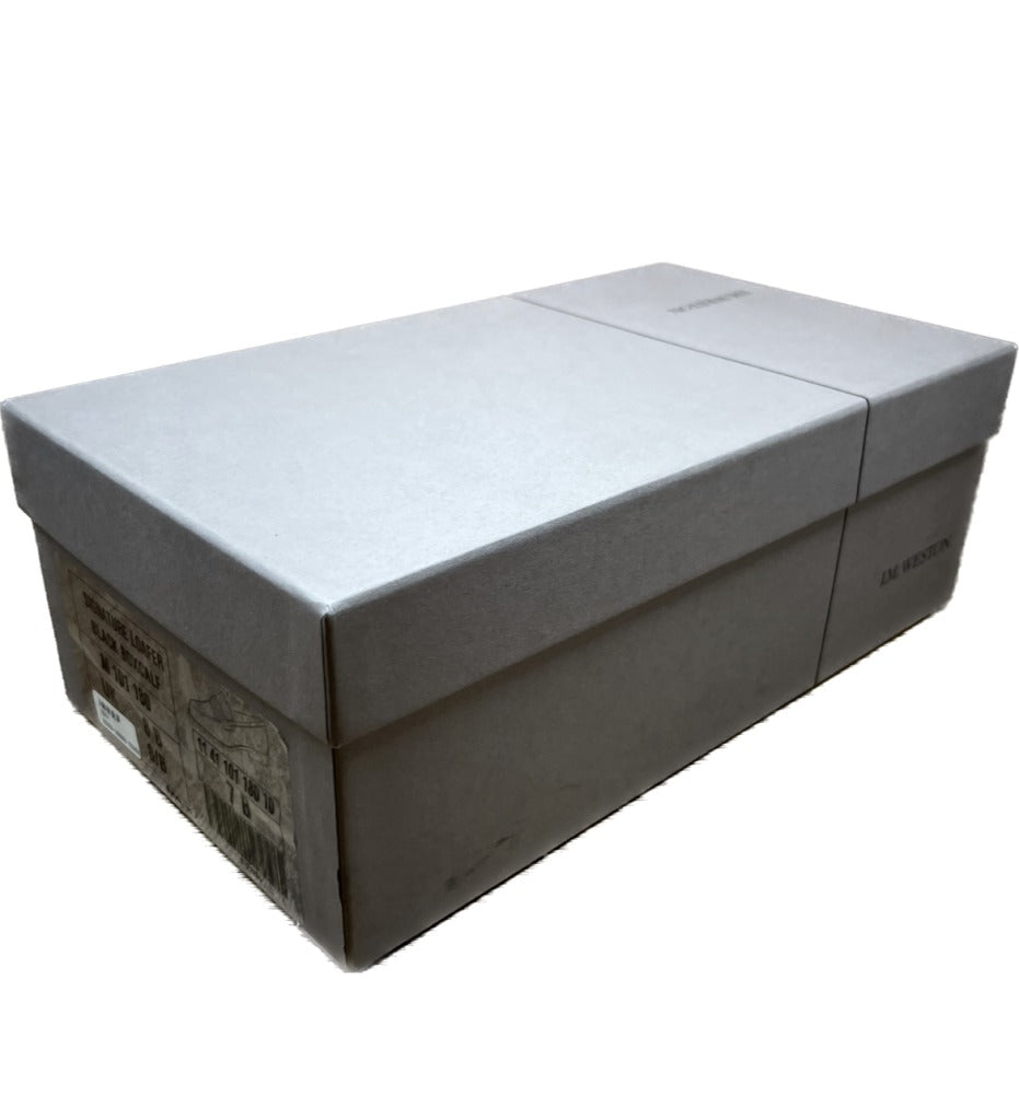 【J.M.WESTON】ジェイエムウエストン 180 シグネチャーローファー カーフ ブラック サイズ 7B ラスト