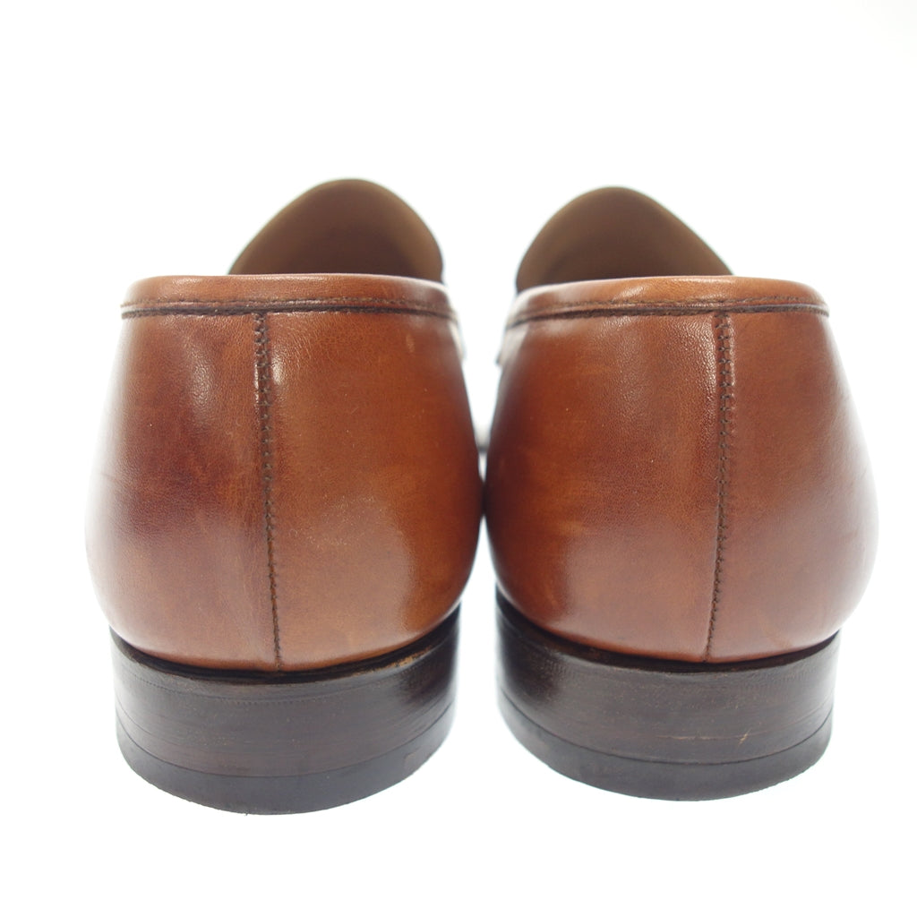 【CROCKETT&JONES】クロケット&ジョーンズ EATON コインローファー カーフ ブラウン UK9E 325ラスト