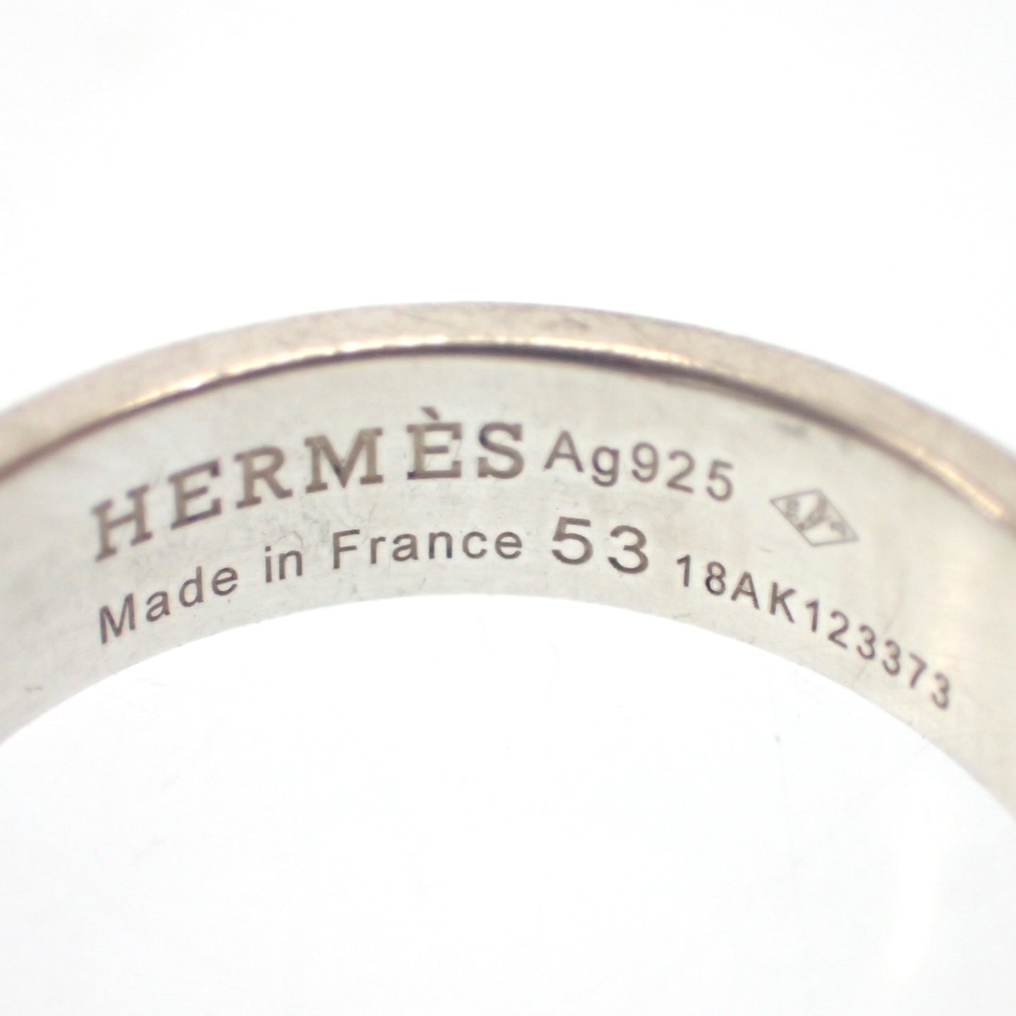 【HERMES】エルメス コリエドシアンPM リング sv925 シルバー サイズ 53(約12.5号)