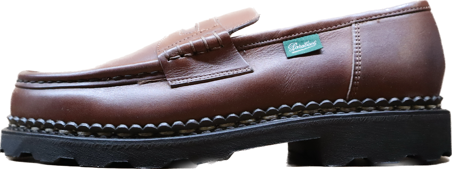 【PARABOOT】パラブーツ ランス ペニーローファー リスレザー マロン サイズ 6 REIMS
