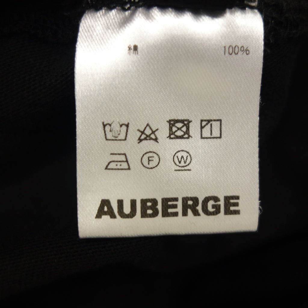 【AUBERGE】オーベルジュ K SUVIN CH longsleeveT ブラック サイズ 44