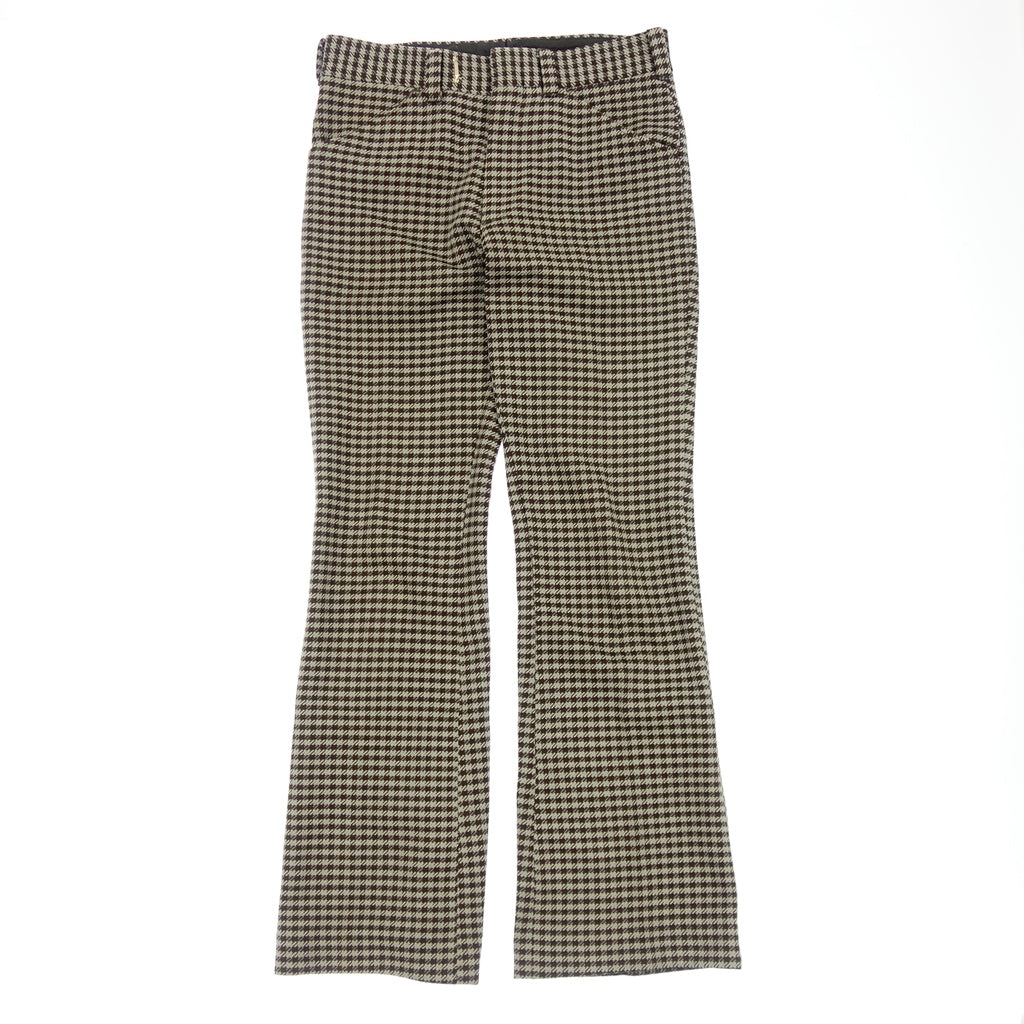【Lee】リー 1980's STAPREST SLACKS ハウンドトゥース USA製 ブラウン
