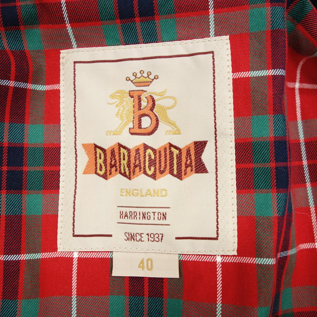 【BARACUTA】バラクータ G-9 ハリントンジャケット ブラック サイズ 40 HARRINGTON JACKET