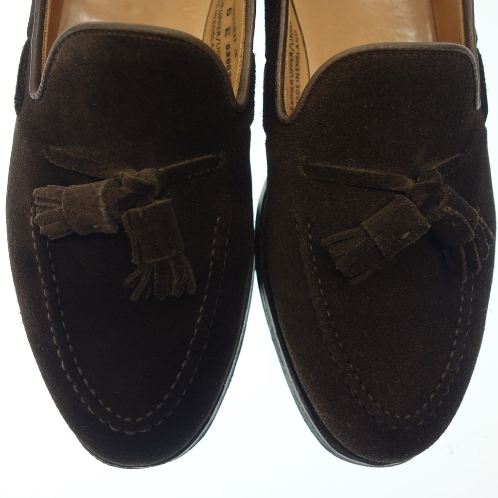 【CROCKETT&JONES】クロケット&ジョーンズ タッセルローファー スエード CAVENDISH3 サイズ UK6E 375ラスト