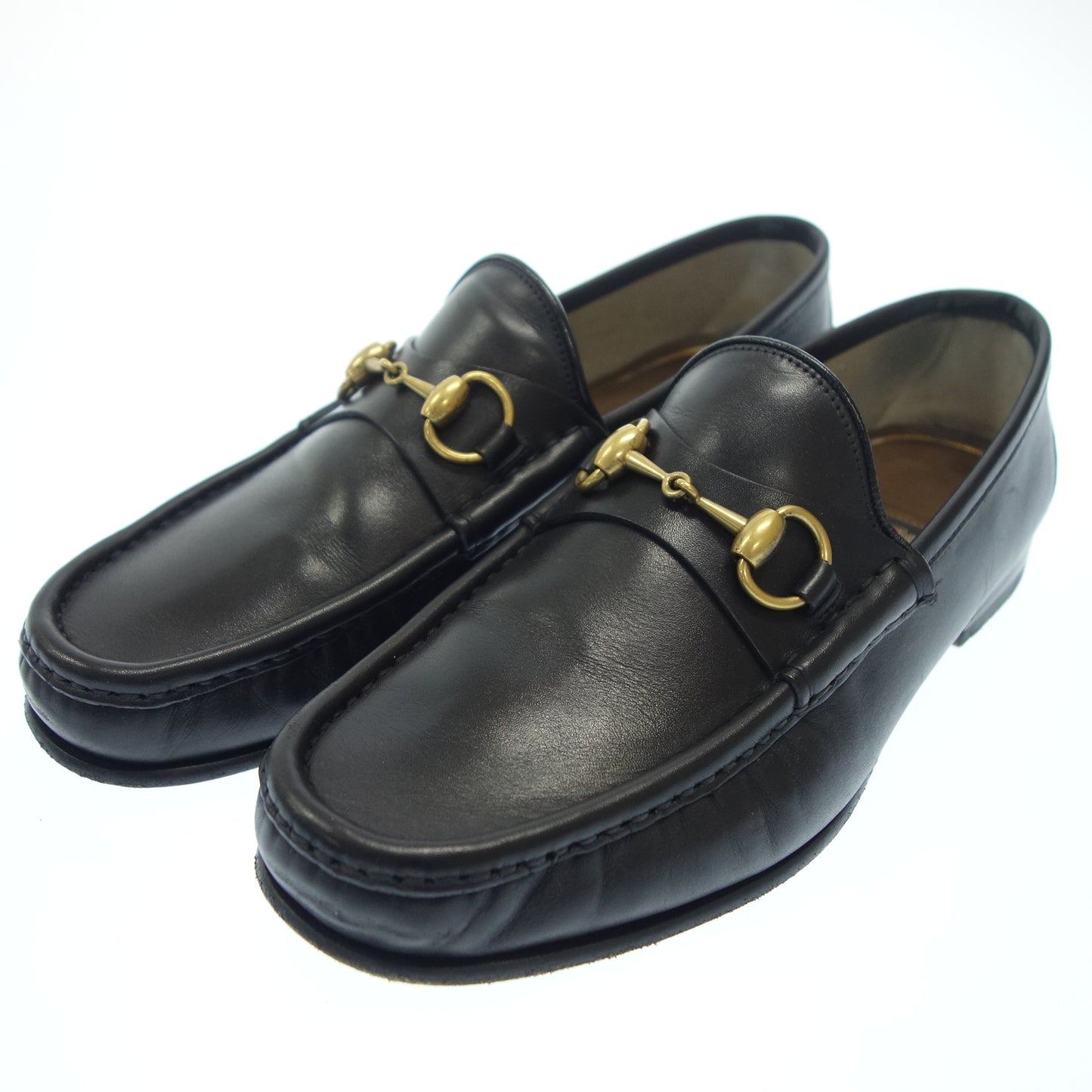 【GUCCI】グッチ 1953 ビットローファー カーフ ブラック サイズ 7 ラスト
