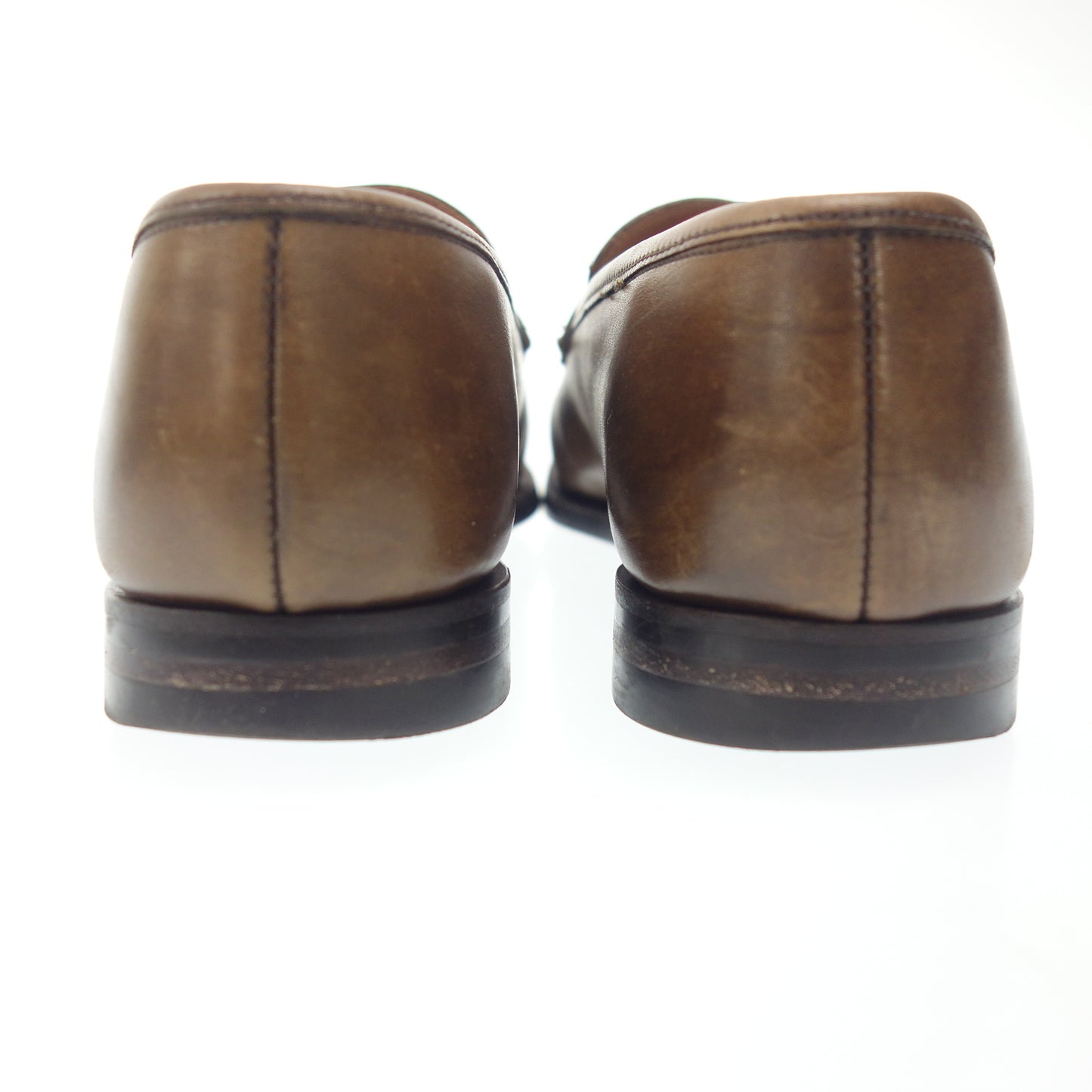 【CROCKETT&JONES】クロケット&ジョーンズ BOSTON2 コインローファー カーフ ブラウン UK6.5E