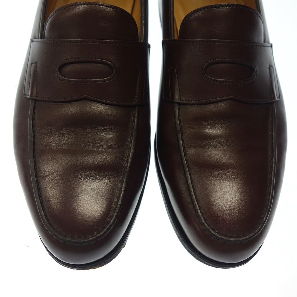 【JOHN LOBB】ジョンロブ ロペス ペニーローファー カーフ ブラウン サイズ UK7.5E ラスト