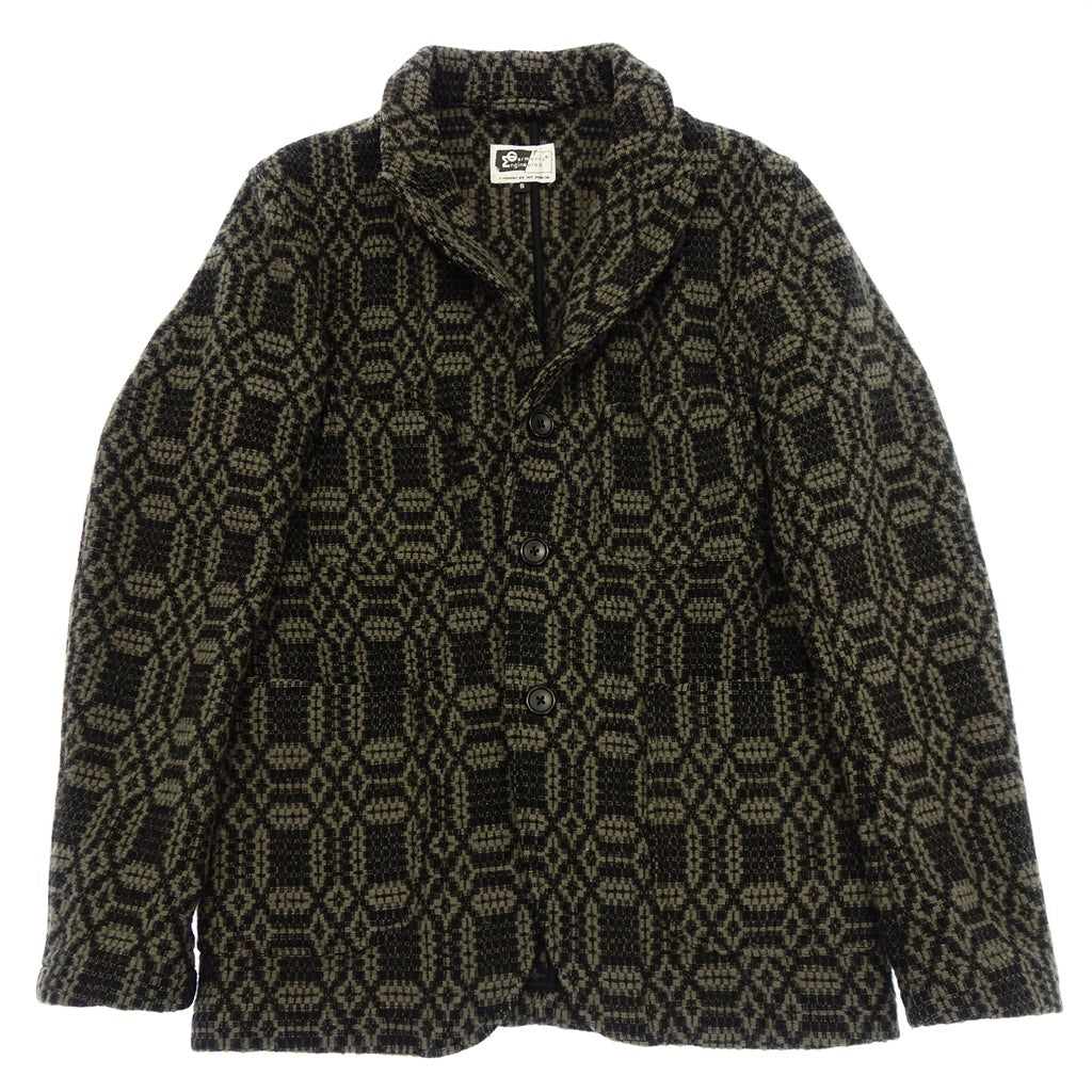 【ENGINEERED GARMENTS】エンジニアドガーメンツ ベッドフォードジャケット エンブロイダリー ブラック×オリーブ サイズS
