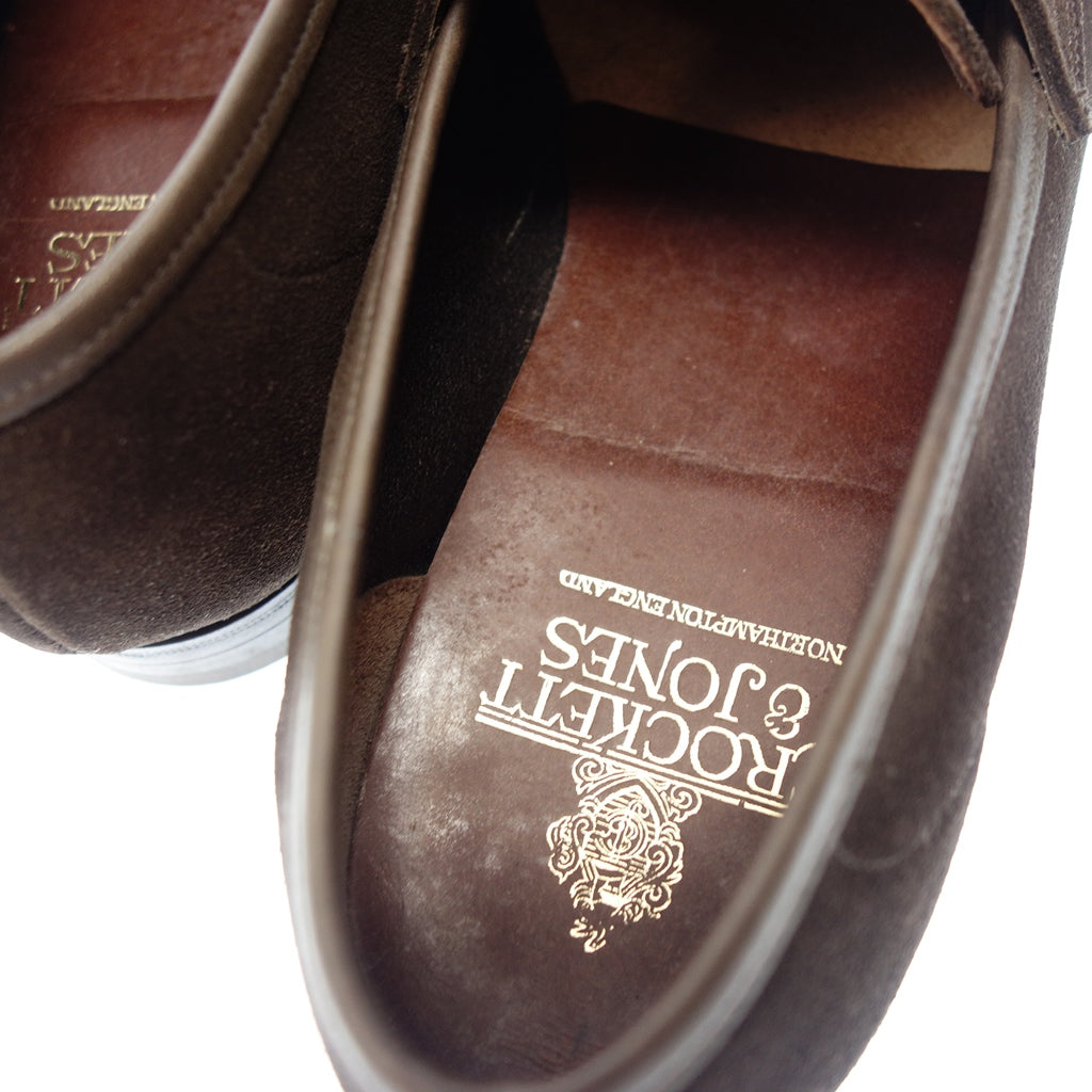 【CROCKETT&JONES】クロケット&ジョーンズ RICHMOND コインローファー スエード ブラウン サイズ UK6.5E