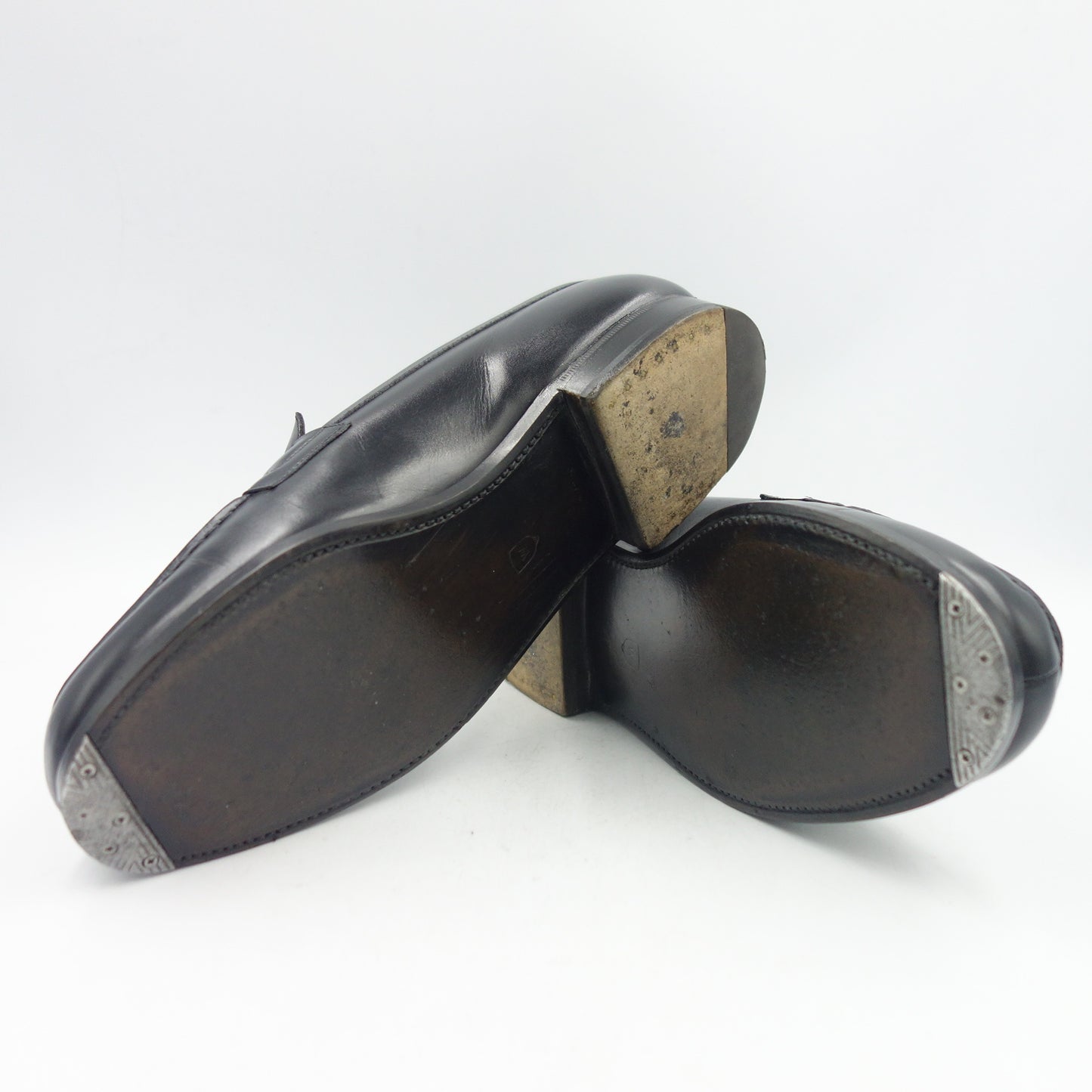 【J.M.WESTON】ジェイエムウエストン 180 シグネチャーローファー カーフ ブラック 5.5E 41ラスト