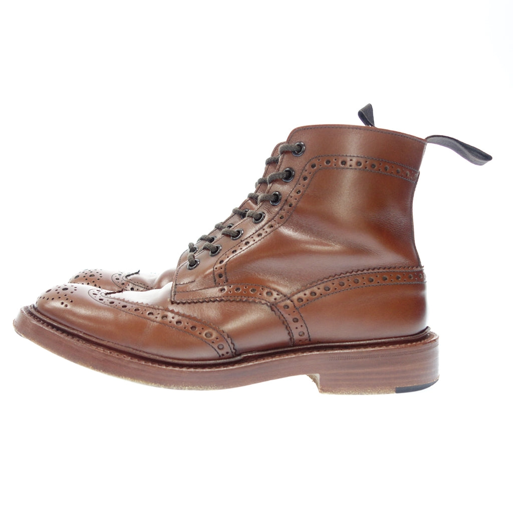 【Tricker’s】トリッカーズ STOW カントリーブーツ カーフ ブラウン サイズ UK7.5