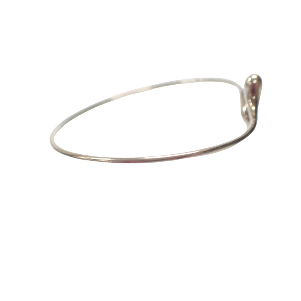 【TIFFANY & Co.】ティファニー ティアドロップシルバーバングル SV925