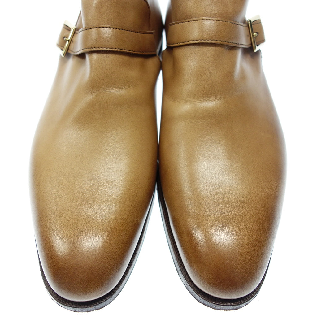 【CROCKETT&JONES】クロケット&ジョーンズ シングルモンクストラップ PULLMAN 5895 ライトブラウン サイズ7D